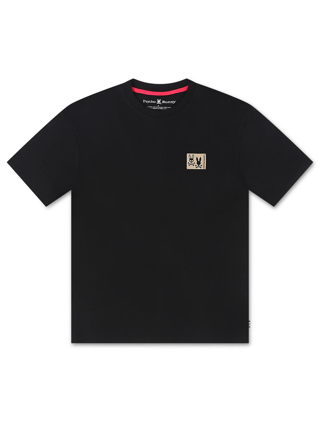 Psycho Bunny Monroe Heavy Weight Relaxed Fit Tee - Black