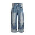 AZUL BAGGY BIKER DENIM